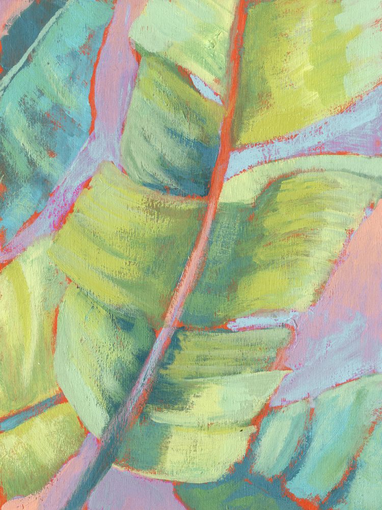 Vibrant Palm Leaves II