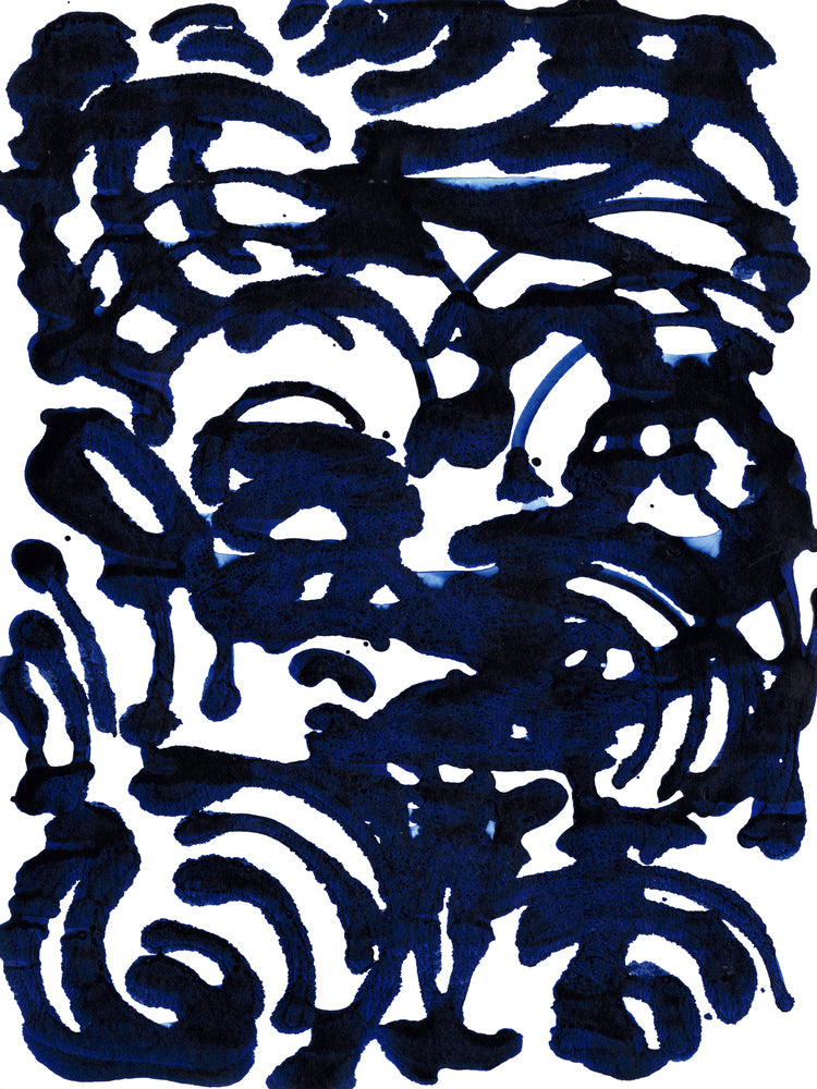 Indigo Swirls II