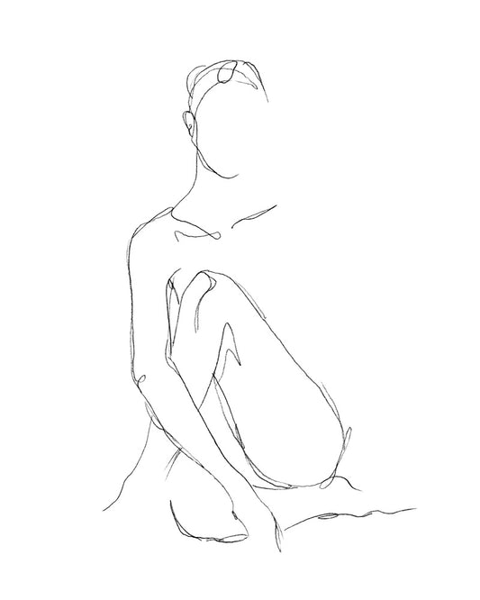 Nude Contour Sketch II