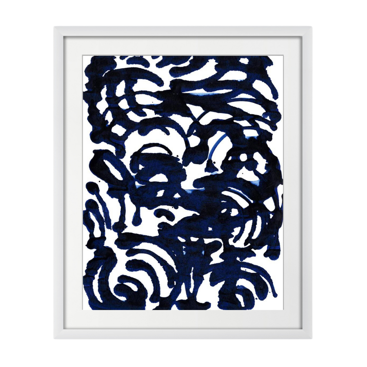 Indigo Swirls II