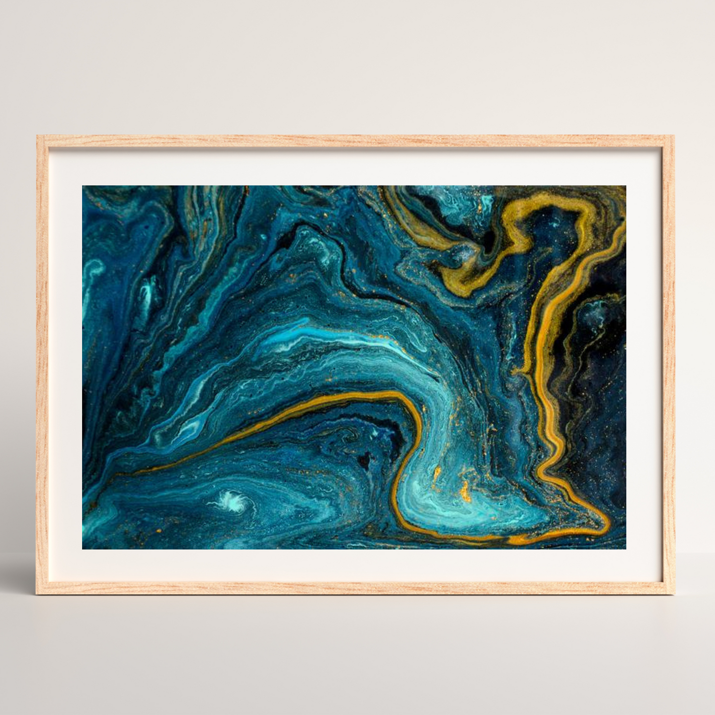 Blue marbling